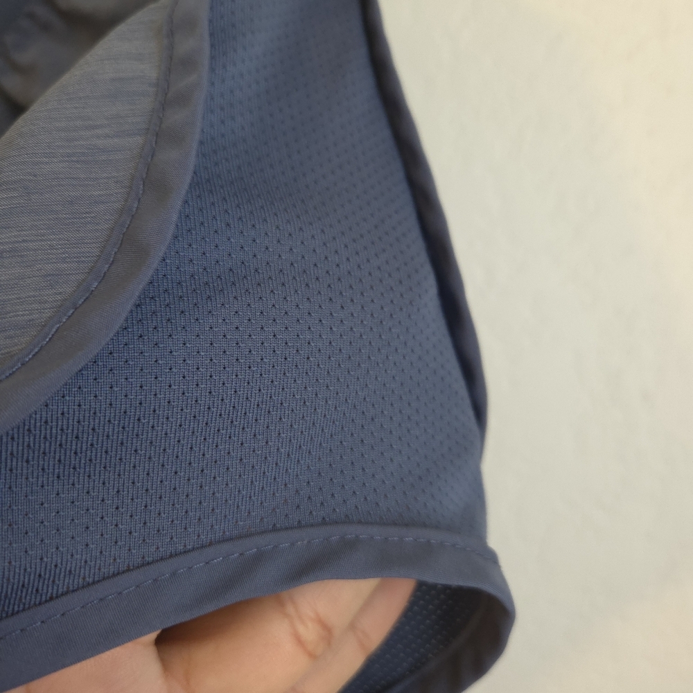 Nike Tempo Blue Running Shorts Women's Athletic Linen Dri Fit Tie West Size M - Picture 6 of 13